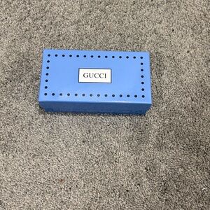 Black GUCCI prescription glasses with frames only